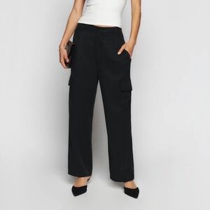 Reformation Petites Jackson Pant Black - Size 6P